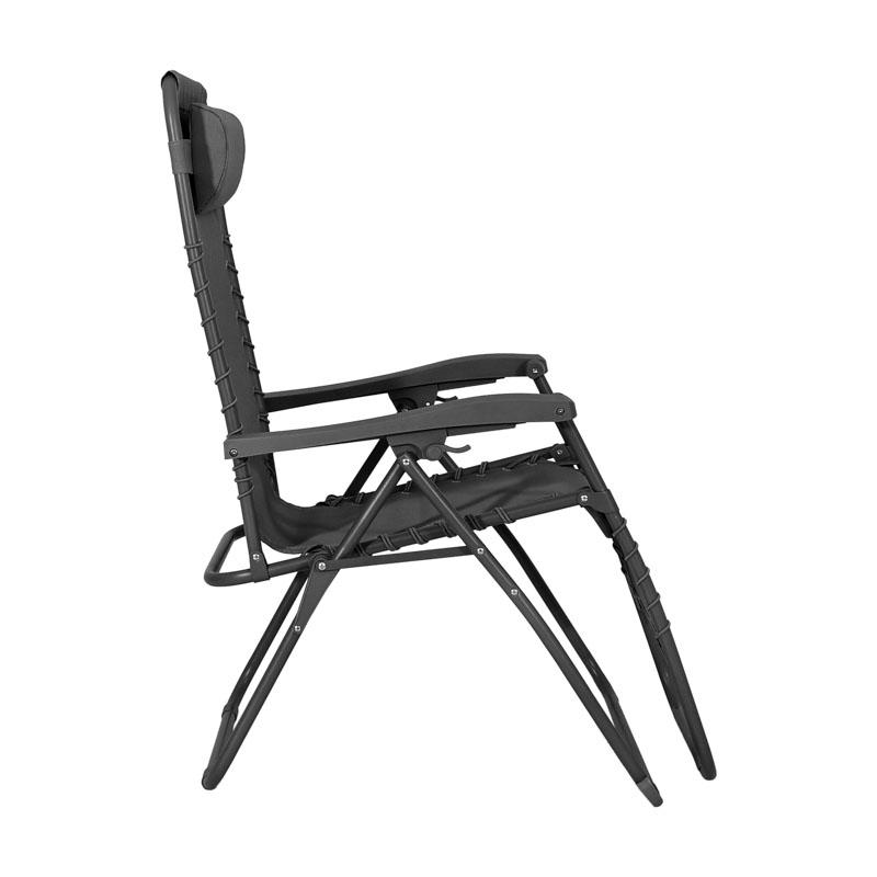 Αναδιπλούμενη Πολυθρόνα Εξοχής"Zero Gravity Deluxe" Γκρι Χρώμα 93X65X112 εκ. Fylliana 