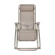 Πολυθρόνα Αναδιπλούμενη Εξοχής  "Zero Gravity Deluxe" Μπεζ Χρώμα 93X65X112 εκ. Fylliana