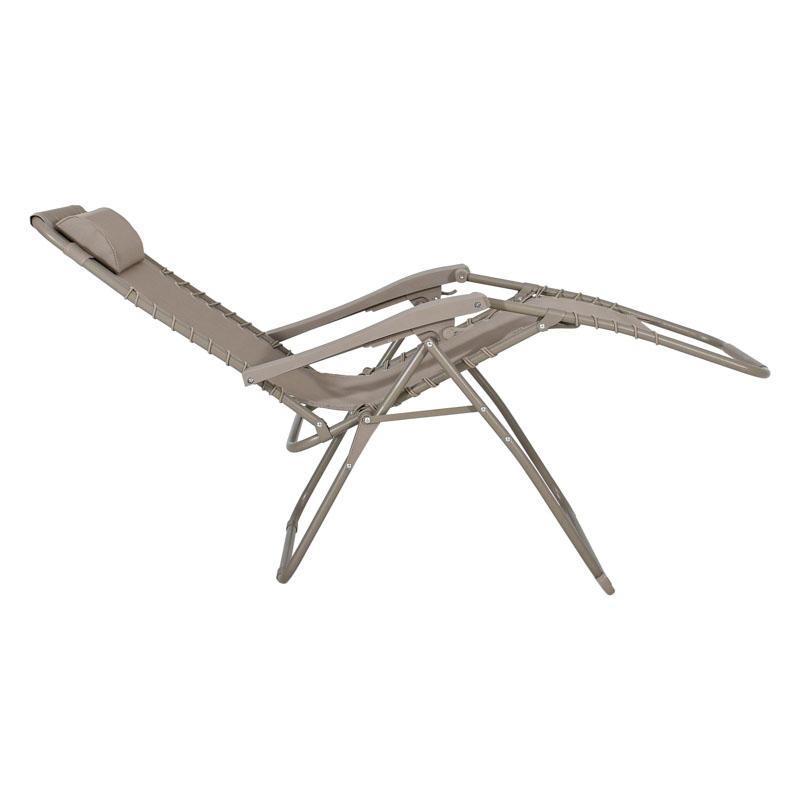 Πολυθρόνα Αναδιπλούμενη Εξοχής  "Zero Gravity Deluxe" Μπεζ Χρώμα 93X65X112 εκ. Fylliana