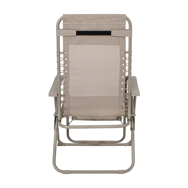 Πολυθρόνα Αναδιπλούμενη Εξοχής  "Zero Gravity Deluxe" Μπεζ Χρώμα 93X65X112 εκ. Fylliana