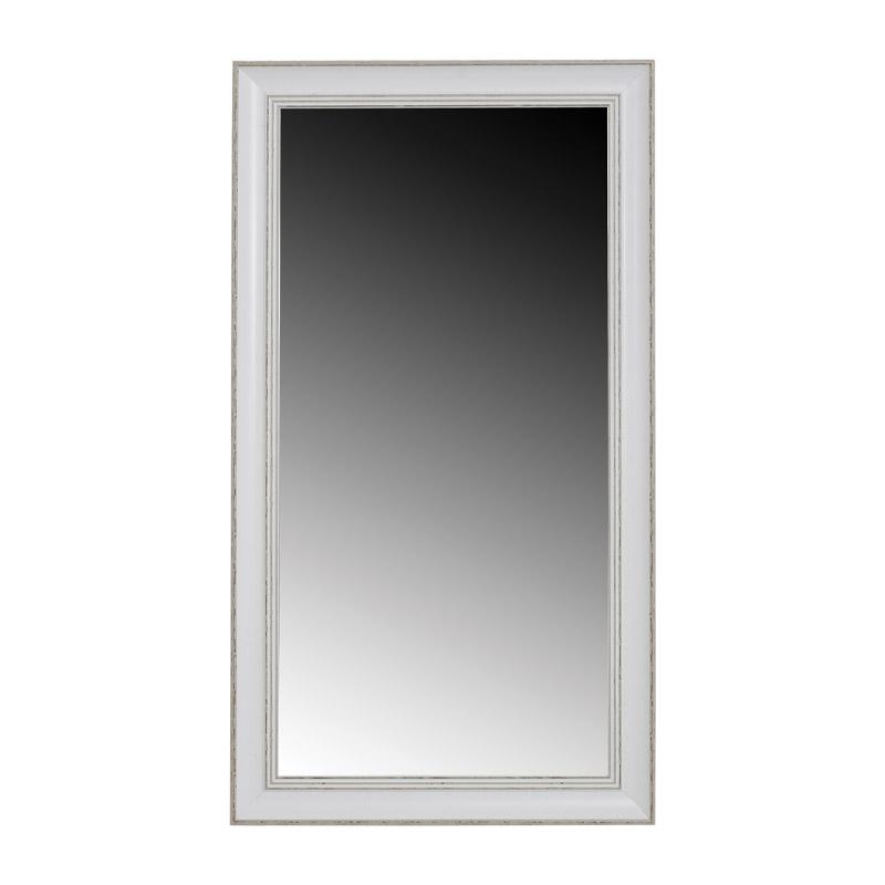 Καθρέπτης Τοίχου με Λευκό Ξύλινο Πλαίσιο 30x60εκ Fylliana 