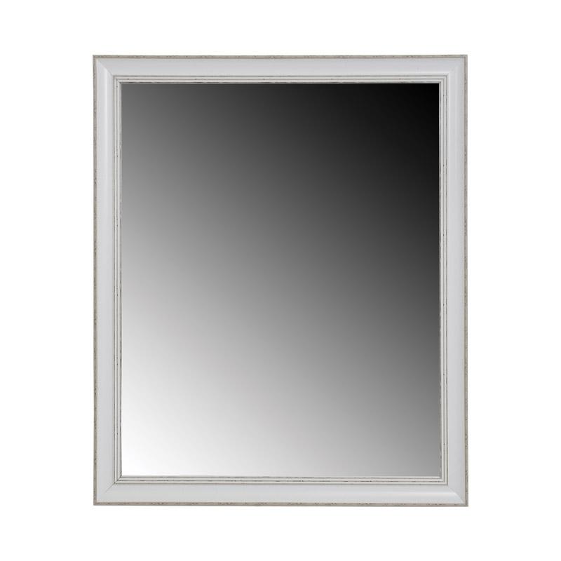 Καθρέπτης Τοίχου με Λευκό Ξύλινο Πλαίσιο 40x50εκ Fylliana