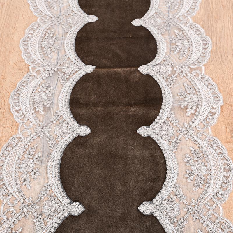 Τραβέρσα Καφέ Χρώμα 150X40Εκ Fylliana 