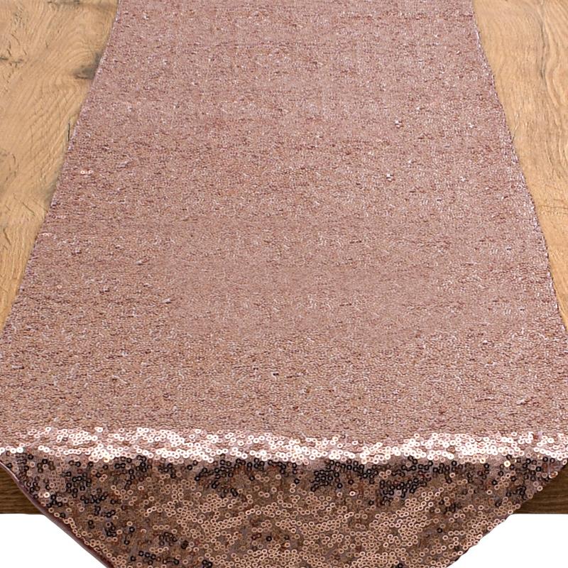 Διακοσμητική Τραβέρσα Fl022 Χρυσό Ροζ Χρώμα 150X32Εκ Fylliana 