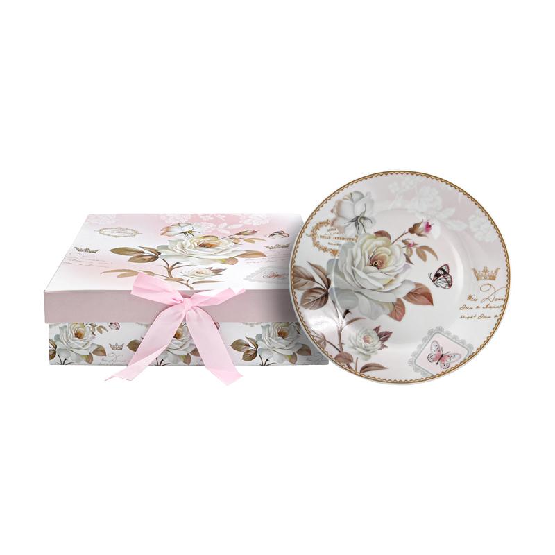 Σετ Παστας 6 Τεμ Σε Κουτι Κεραμικο Fl666008 Floral 19Εκ Fylliana 