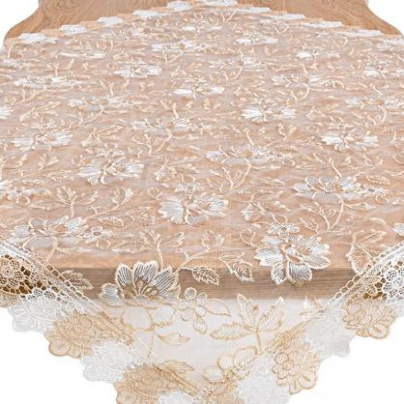 Τραπεζομάντηλο Μπεζ Χρώμα 85x85Εκ Fylliana 