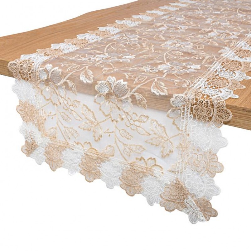 Τραπεζομάντηλο Μπεζ Χρώμα 150x50Εκ Fylliana 