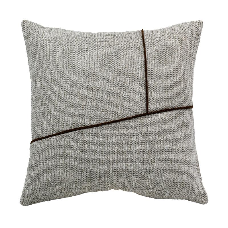 Διακοσμητικό Μαξιλάρι Linear Μπεζ Χρώμα 43X43X10 εκ. Fylliana