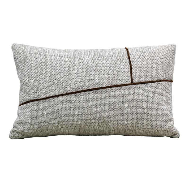 Διακοσμητικό Μαξιλάρι Linear Μπεζ Χρώμα 30X50X10 εκ. Fylliana