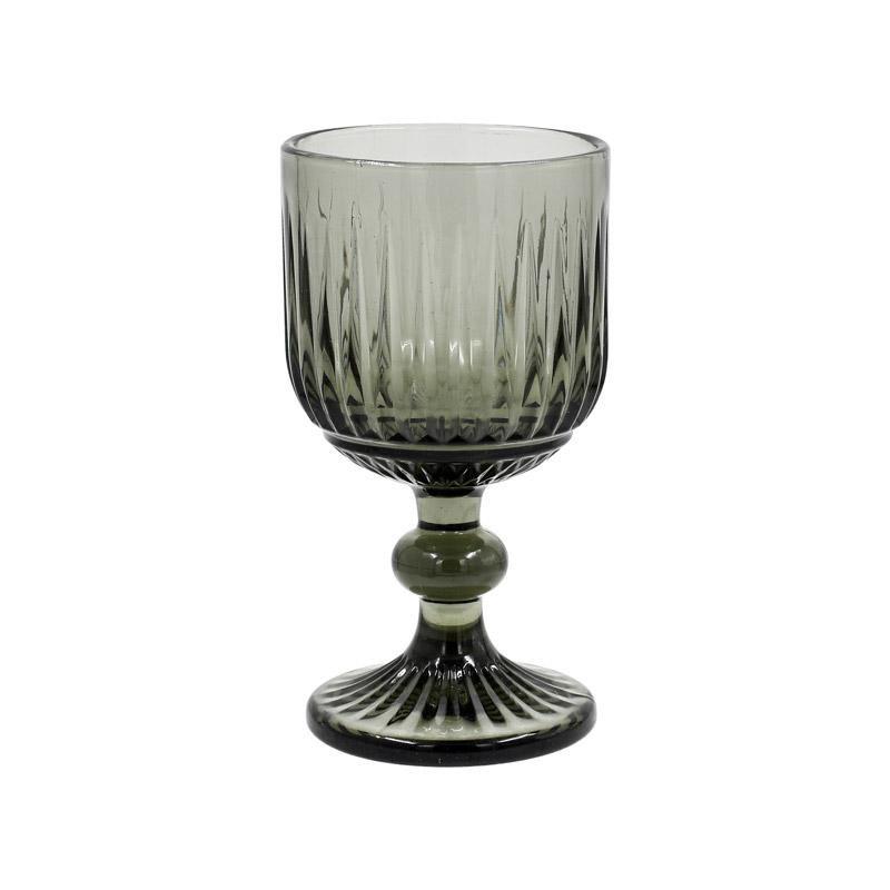 Σετ 6 Τεμ Ποτήρια Νερού Fl854 Γκρι Χρώμα 8X15Εκ Fylliana