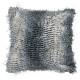Διακοσμητικό Μαξιλάρι Καναπέ Luxehair Γκρι 45x45εκ. Fylliana 
