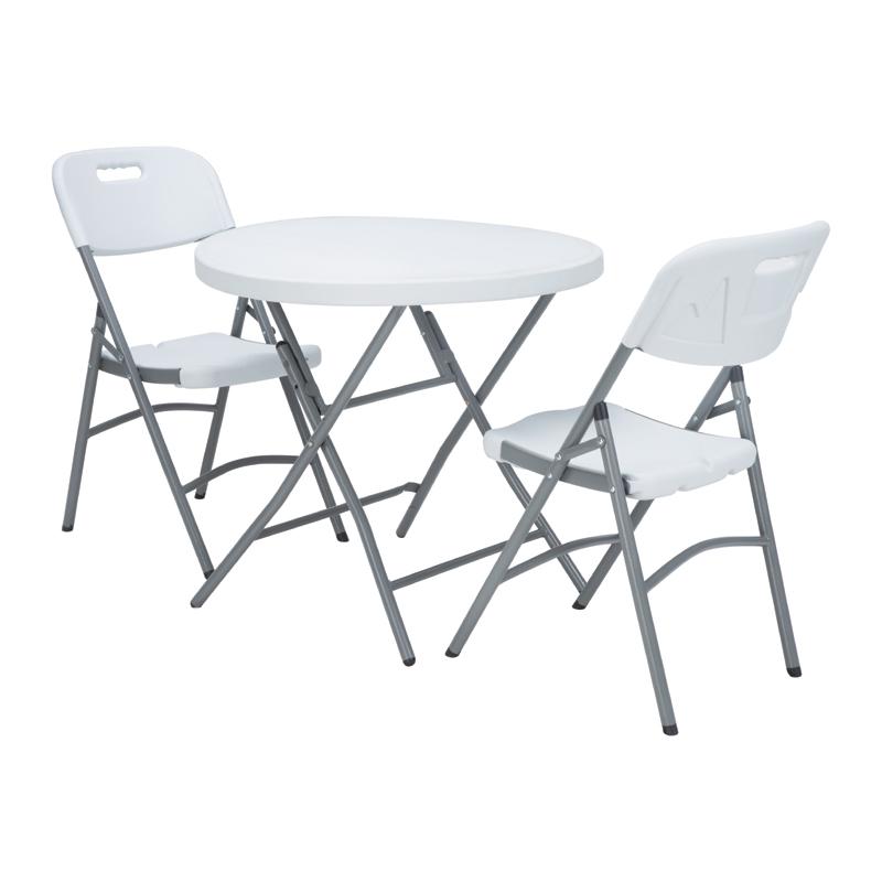 Καρέκλα Συνεδρίου-Catering Fylliana Λευκή 56x46x84Εκ Πτυσσόμενη