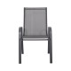 Πολυθρόνα Κήπου FL5001 Γκρι Χρώμα Textilene Γκρι Σκελετός 55x72x92 εκ txt Fylliana