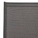 Καρέκλα Κήπου Fylliana 5001 Καφέ-Μαύρο Χρώμα Textilene 55x72x92Εκ