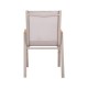 Πολυθρόνα Κήπου Fl5050 Χρώμα Μπεζ Με Γκρι Textilene 61X56X90Εκ Fylliana 