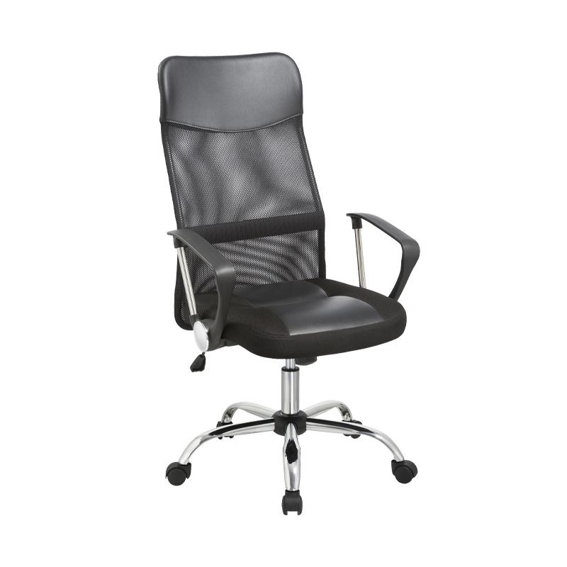 Καρέκλα Γραφείου 4006 Μαύρη Πλάτη/Μαύρο Κάθισμα 59x60x120Εεκ
