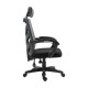 Καρέκλα Γραφείου W-09 Γκρι Πλάτη-Μαύρο Κάθισμα 60x60x114εκ
