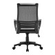 Καρέκλα Γραφείου W-19-3Α Μαύρη 60x63x105Εκ