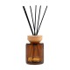 Αρωματικό Χ΄ώρου Sandalwood Γυ΄άλινο Μπουκαλάκι Sticks Fylliana Fl25240 Συσκευασία Δώρου Καφέ Χρώμα 200ml