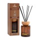 Αρωματικό Χ΄ώρου Sandalwood Γυ΄άλινο Μπουκαλάκι Sticks Fylliana Fl25240 Συσκευασία Δώρου Καφέ Χρώμα 200ml