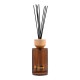 Αρωματικό Χώρου Sandalwood Γυάλινο Μπουκαλάκι Sticks Fylliana Fl25241 Συσκευασία Δώρου Καφέ Χρώμα 500ml