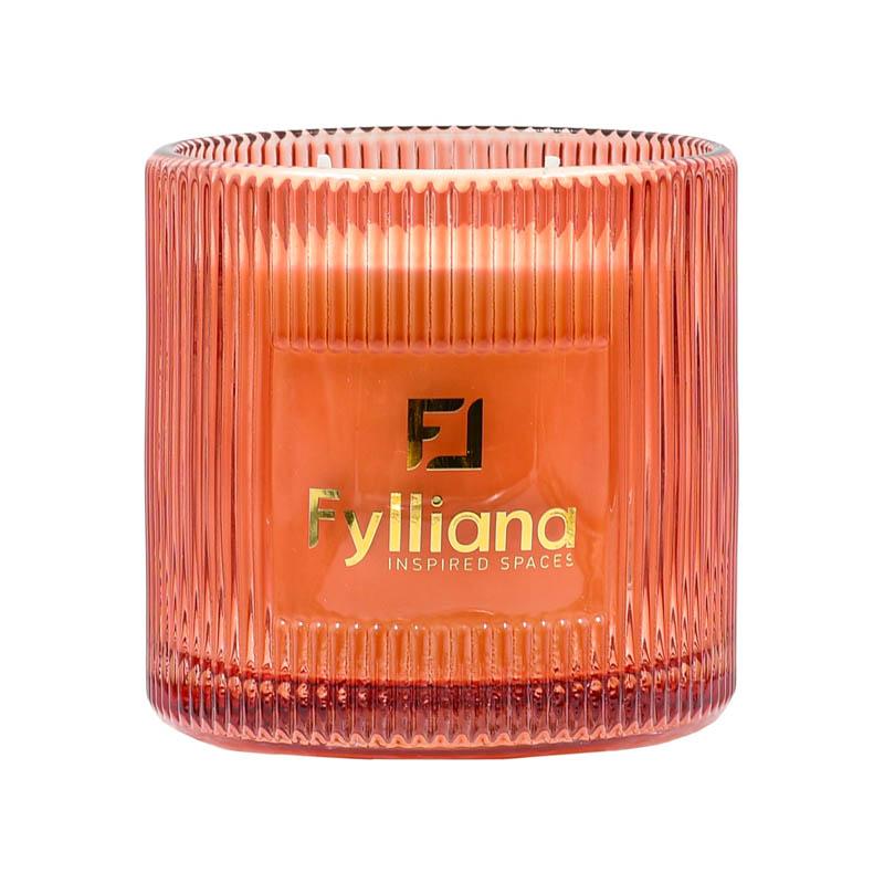 Αρωματικό Κερί σε Βάζο Λευκό 400gr Fylliana 