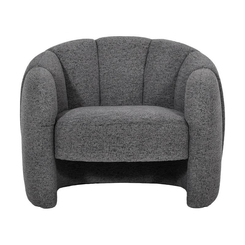 Πολυθρόνα Fl6428 Ανθρακί Χρώμα Υφάσματος 94X76X74Εκ Fylliana 