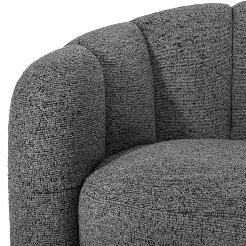 Πολυθρόνα Fl6428 Ανθρακί Χρώμα Υφάσματος 94X76X74Εκ Fylliana 