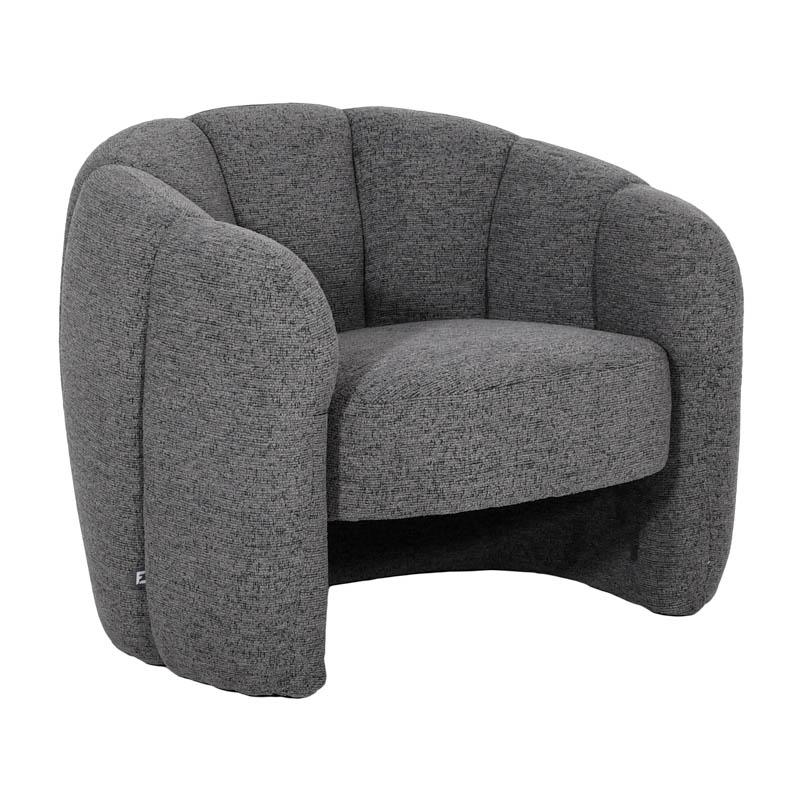 Πολυθρόνα Fl6428 Ανθρακί Χρώμα Υφάσματος 94X76X74Εκ Fylliana 