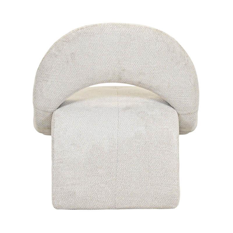 Πολυθρόνα Fl6654 Off White Χρώμα Χρυσό Μεταλλικό Πόδι 80X86X81Εκ Fylliana