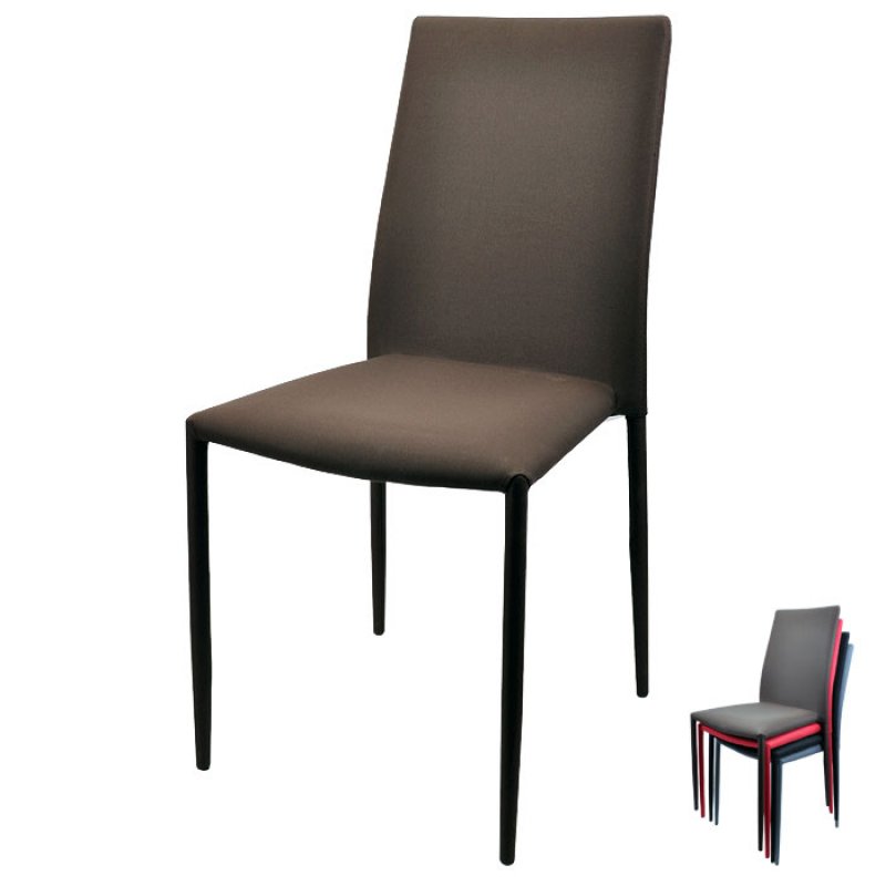 Καρέκλα καφέ Ύφασμα Υ-111 41x51x90εκ
