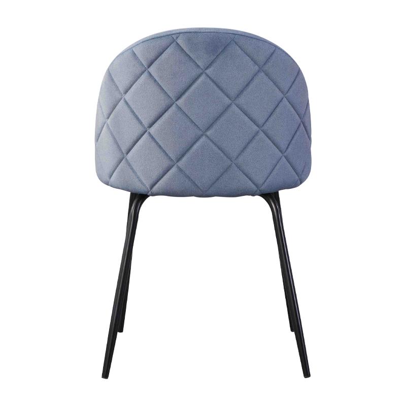 Καρεκλά Τραπεζαρίας Fylliana 200 Μιντ Βελούδο Ύφασμα Με Μεταλλικά Ποδιά 51X52 , 5X82 , 5Εκ