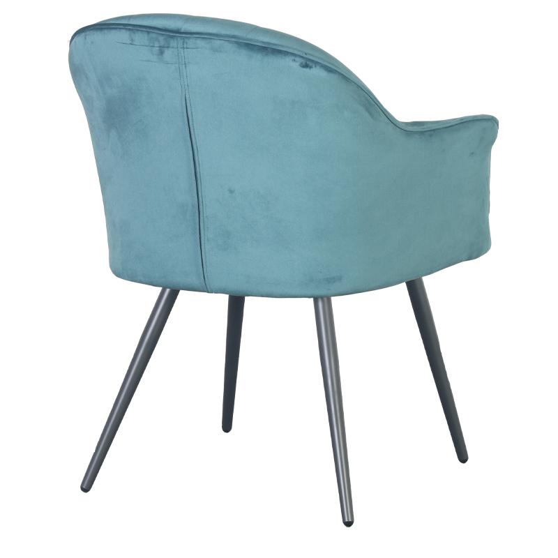 Πολυθρόνα C-985 Πετρόλ Ύφασμα 65x65x83Εκ Fylliana