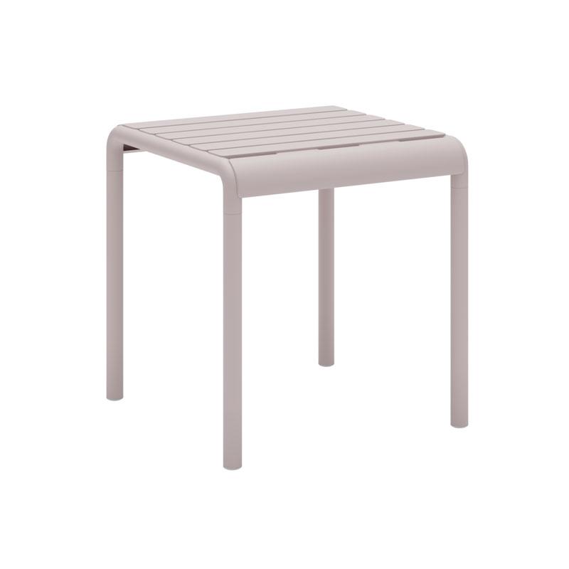 Τραπεζάκι Κήπου "Zenya" Απο Πολυπροπυλένιο (Pp) Cappuccino Χρώμα 46x46x48Εκ Fylliana 