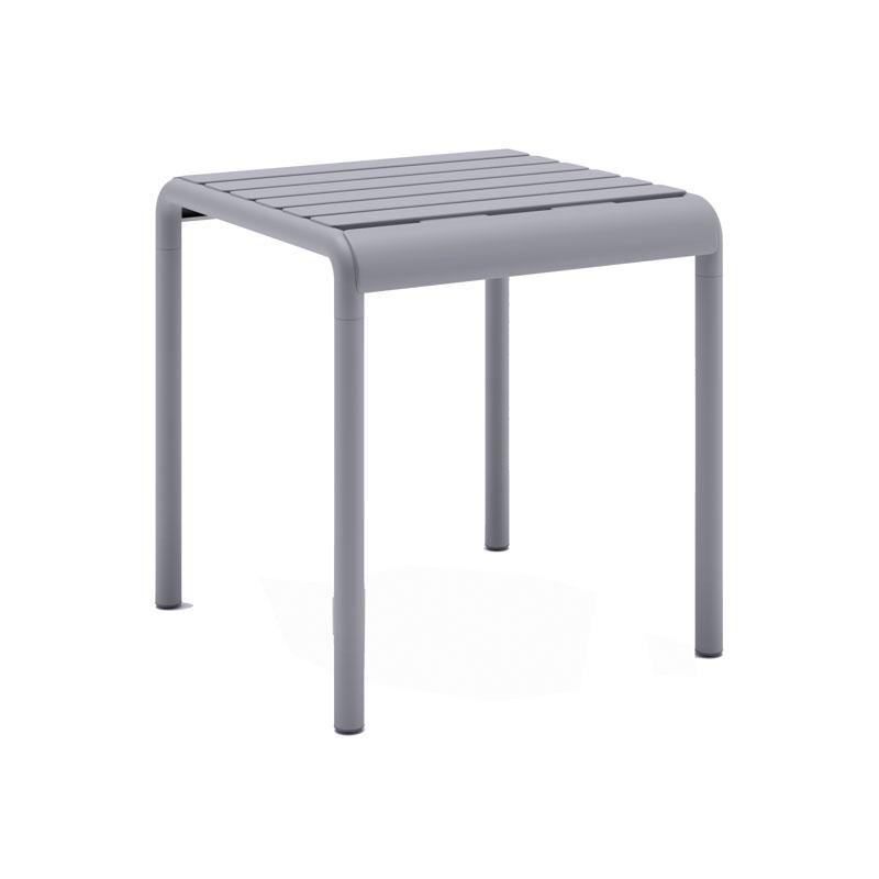 Τραπεζάκι Κήπου "Zenya" Απο Πολυπροπυλένιο (Pp) Σκούρο Γκρι Χρώμα 46x46x48Εκ Fylliana 