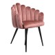 Καρεκλά Τραπεζαρίας Fylliana 1937 Σάπιο Μήλο Χρώμα Καθίσματος Με Μεταλλικά Ποδιά 64X60X84Εκ