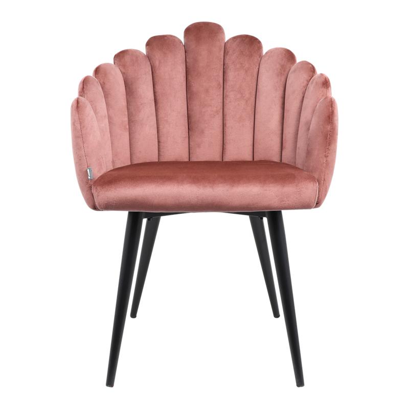 Καρεκλά Τραπεζαρίας Fylliana 1937 Σάπιο Μήλο Χρώμα Καθίσματος Με Μεταλλικά Ποδιά 64X60X84Εκ