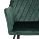 Πολυθρόνα Πράσινο Χρώμα 60X60X87Εκ 23162 Fylliana 