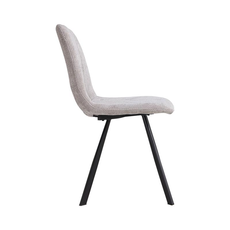 Καρέκλα Τραπεζαρίας 2535 Γκρι Ύφασμα 57X45X86Εκ Fylliana 