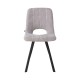 Καρέκλα Τραπεζαρίας 2535 Γκρι Ύφασμα 57X45X86Εκ Fylliana 