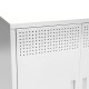 Ντουλάπα Μεταλλική Levi Λευκό Χρώμα 70X35X170Εκ Fylliana 