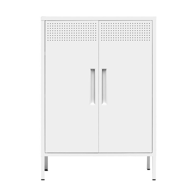  Ντουλάπα Μεταλλική Mabel Λευκό Χρώμα 70X35X100Εκ Fylliana 