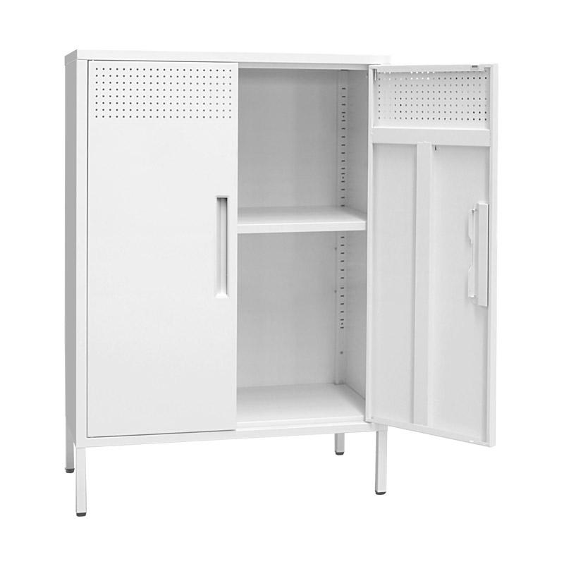 Ντουλάπα Μεταλλική Mabel Λευκό Χρώμα 70X35X100Εκ Fylliana 