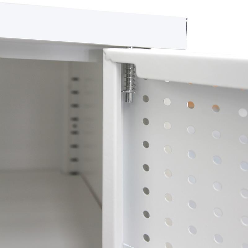  Ντουλάπα Μεταλλική Mabel Λευκό Χρώμα 70X35X100Εκ Fylliana 