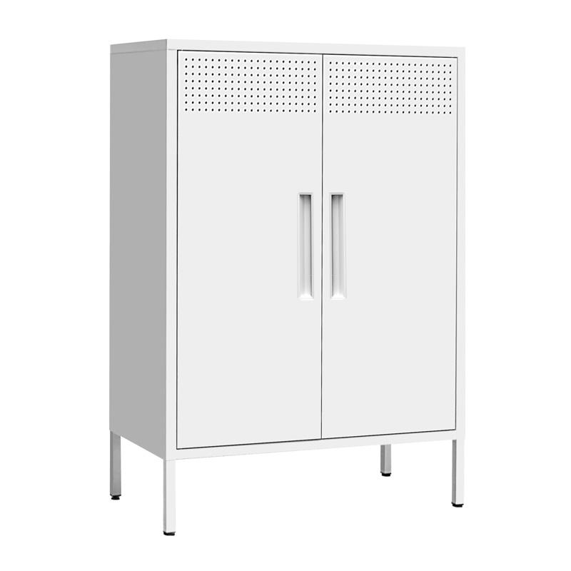  Ντουλάπα Μεταλλική Mabel Λευκό Χρώμα 70X35X100Εκ Fylliana 