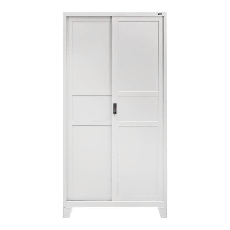 Ντουλάπα Δίφυλλη Evelyn Συρόμενη Λευκό 90x40x190cm Fylliana