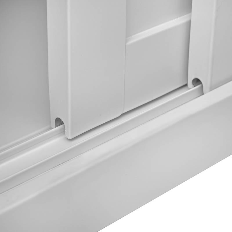 Ντουλάπα Δίφυλλη Evelyn Συρόμενη Λευκό 90x40x190cm Fylliana