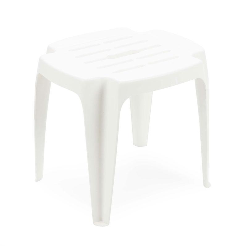 Τραπέζι Βοηθητικό Πλαστικό Λευκό Calypso 42x37x38Εκ