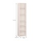 Βιτρίνα Alice Sand Χρώμα 50X35X215Εκ