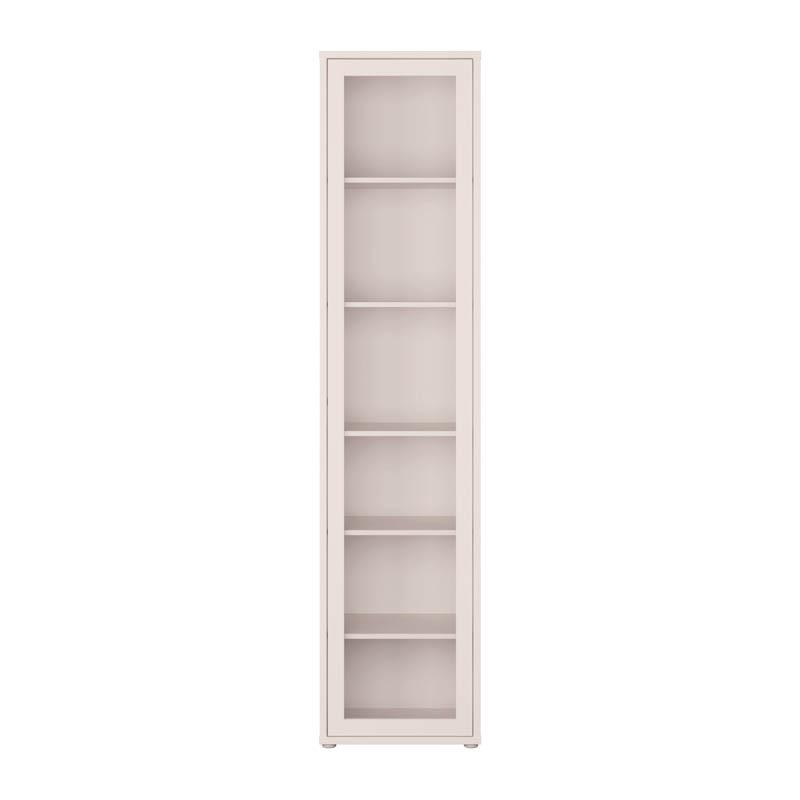 Βιτρίνα Με 1 Πόρτα Alice Sand Χρώμα 50X35X215Εκ